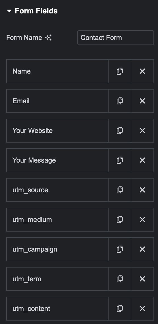 Capture UTM parameters in Elementor Forms Using Cookies