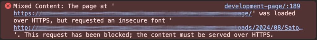 Elementor Custom Fonts Error: Mixed Content HTTPS Issue